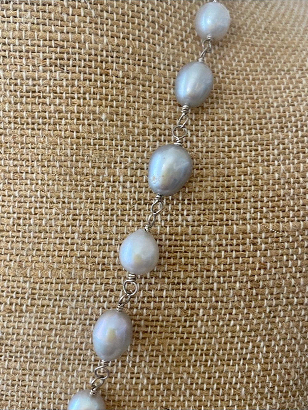 Shannon Koszyk Sacred heart freshwater Pearl Necklace - Picture 3 of 10